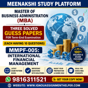 MMPF-5 SOLVED GUESS PAPERS FOR EXAM