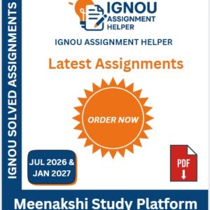 BSKC-134 SOLVED ASSIGNMENT