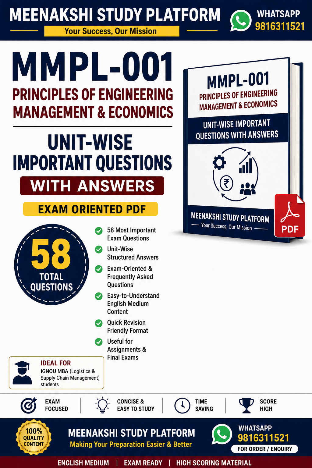 MMPL-1 EM UNIT WISE IMPORTANT QUESTIONS WITH ANS PDF FOR EXAM