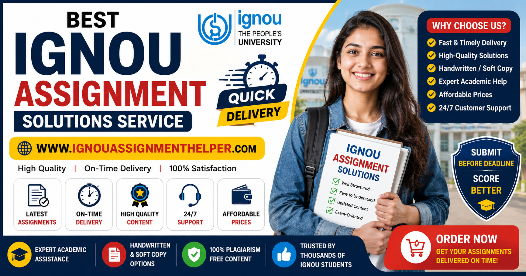 ๐ What is the Best IGNOU Assignment Solutions Service for Quick Delivery? ๐