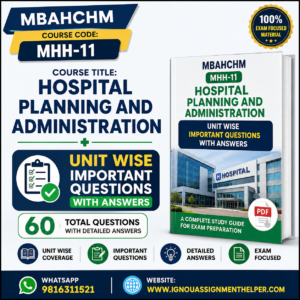 MHH-11 UNITWISE IMPORTANT QUESTIONS WITH ANSWERS FOR EXAM