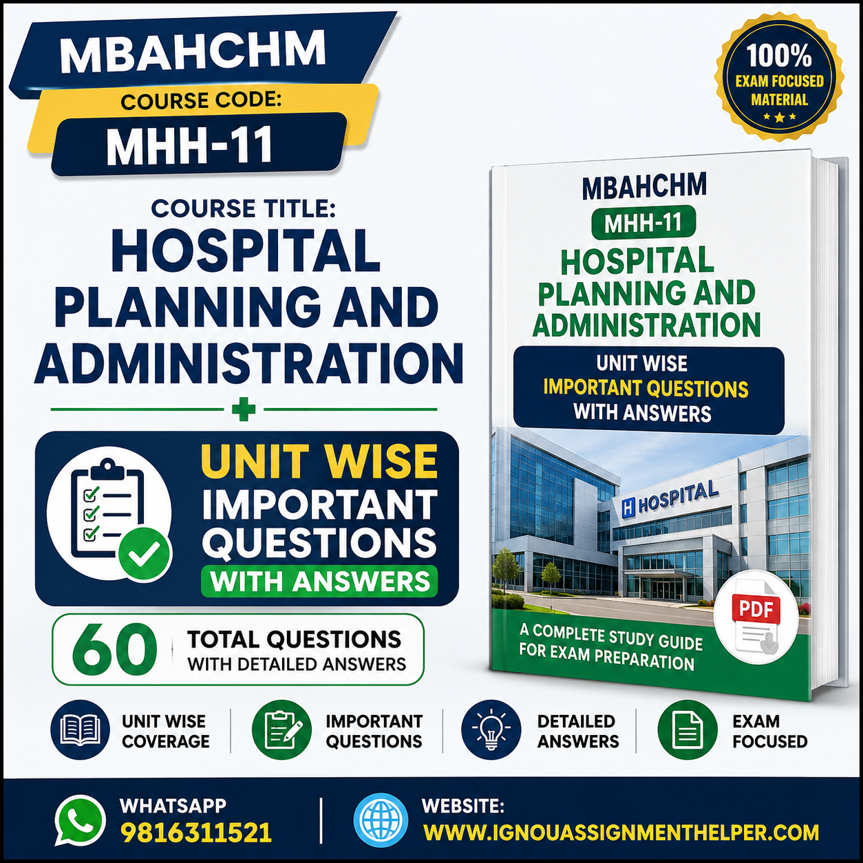 MHH-11 UNITWISE IMPORTANT QUESTIONS WITH ANSWERS FOR EXAM