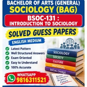 BSOC-131 ENGLISH MEDIUM SOLVED GUESS PAPERS (3)